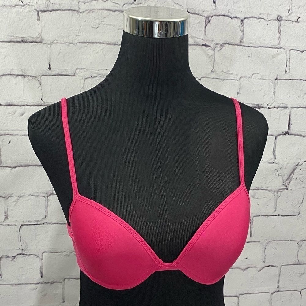 Pink Underwire Bra 34B